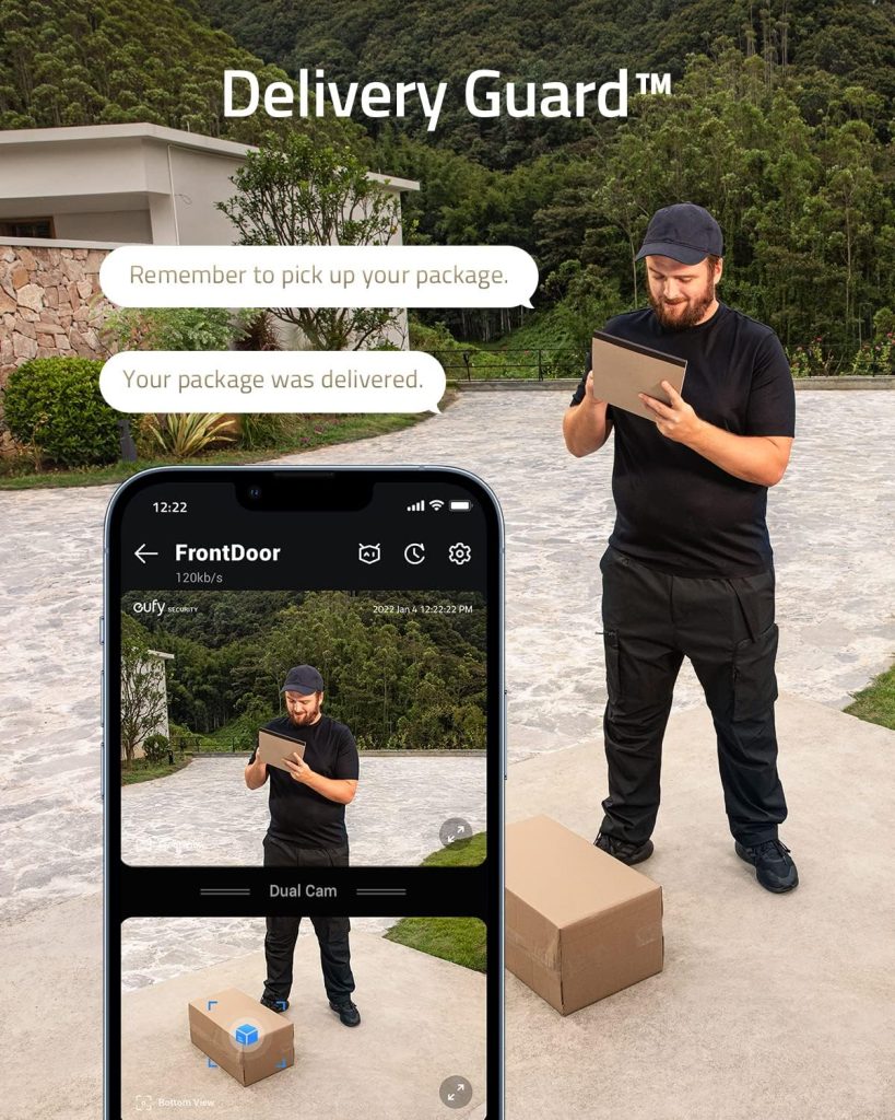 Anker eufy Security Video Doorbell Dual Camera (Battery-Powered) with ...